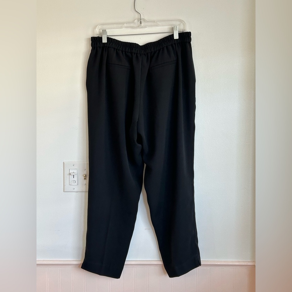 J. Crew Black Jamie Pants Cropped Slacks  Minimalist Office Capsule Classic - Picture 3 of 6